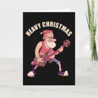 Heavy Christmas Rock Santa