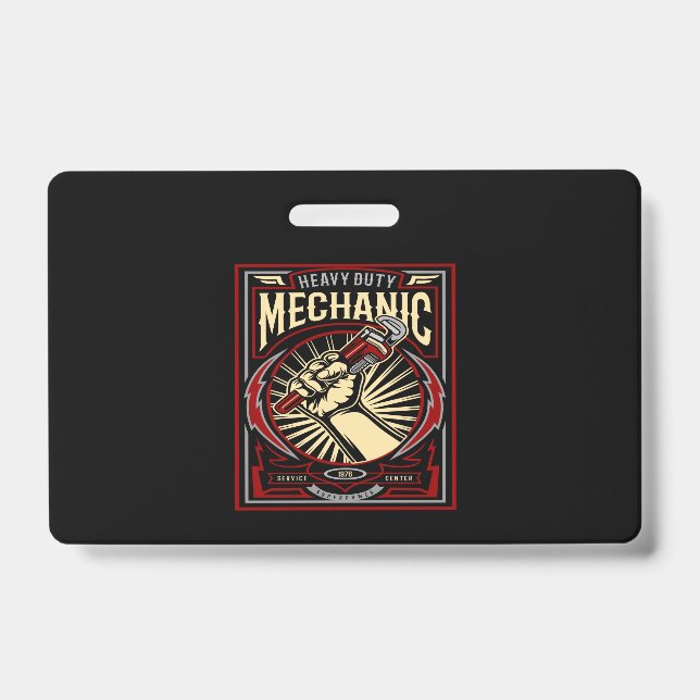 heavy duty mechanic ausweis (Vorderseite)