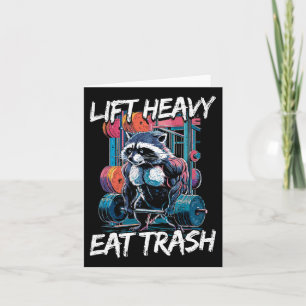Heavy Eat Müll Gewichtheben Bodybuilding Gy Karte