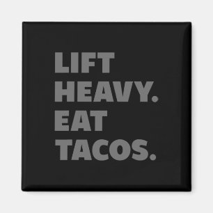 Heavy-Eat Tacos Gym Trainingswifting Magnet