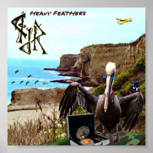 "Heavy Feathers" von Jason T. Reimche Poster