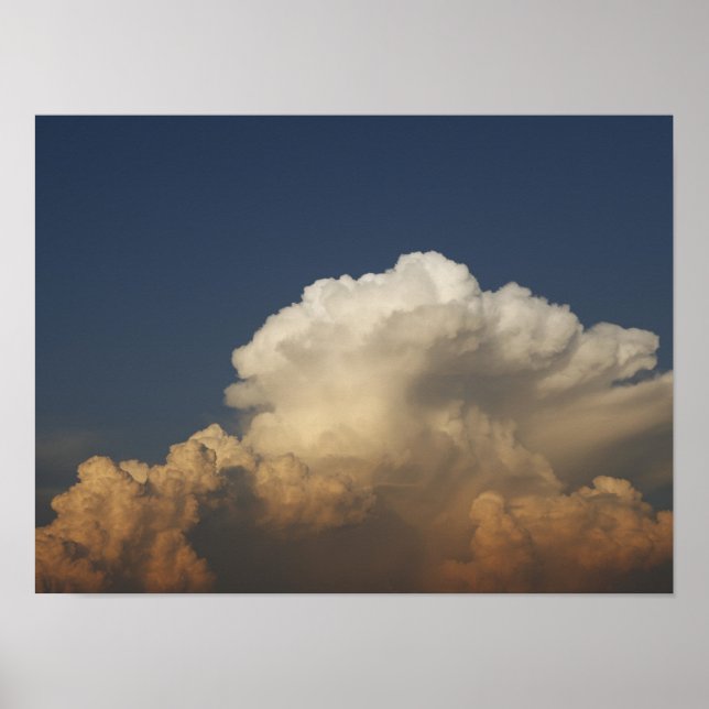 Heavy Gale Stormy Clouds Poster (Vorne)