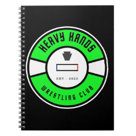 Heavy Hands Wrestling Club Journal Book  Notizblock