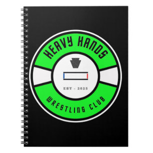 Heavy Hands Wrestling Club Journalbuch Notizblock