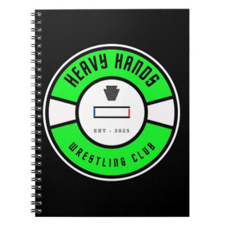 Heavy Hands Wrestling Club Journalbuch Notizblock