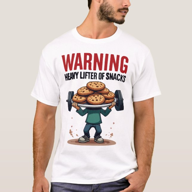 Heavy Lifter von Snacks T-Shirt (Vorderseite)