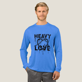 Heavy Love - Triefendes Herz & Ketten Gothic Stree Tri-Blend Shirt