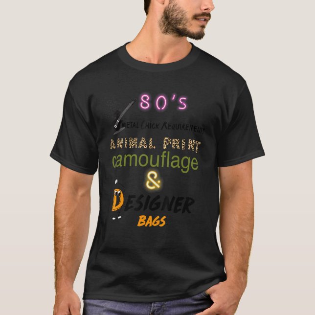 Heavy Metal 80s T-Shirt (Vorderseite)