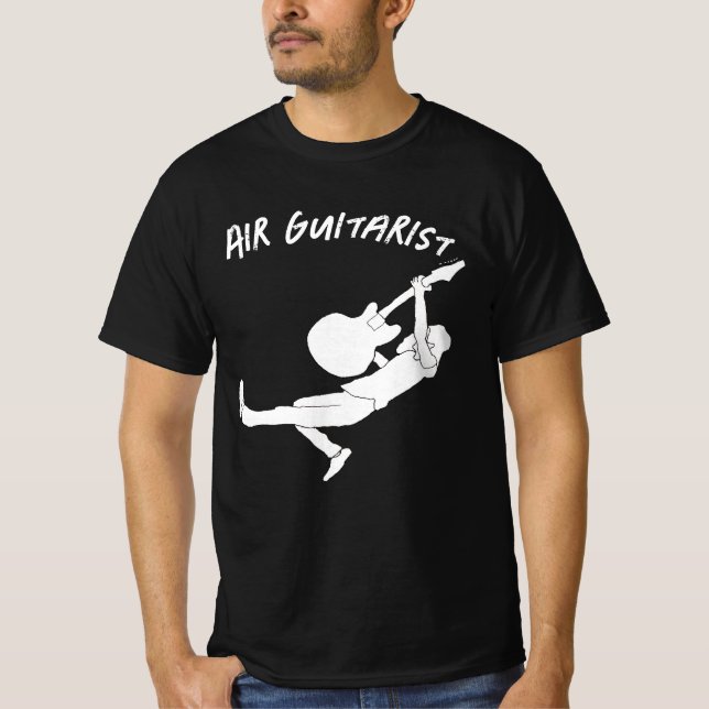 Heavy Metal Air Guitar T-Shirt (Vorderseite)