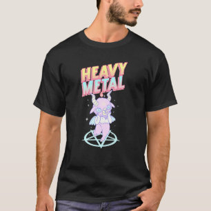 Heavy Metal Baby Goat Satanic Goth Death Metal T-Shirt