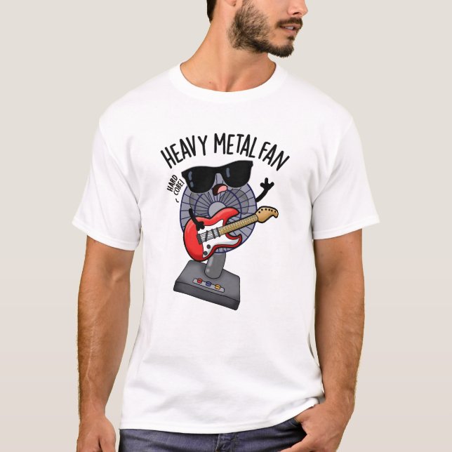 Heavy Metal Fan Funny Music Puff T-Shirt (Vorderseite)