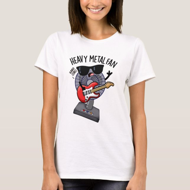 Heavy Metal Fan Funny Music Puff T-Shirt (Vorderseite)