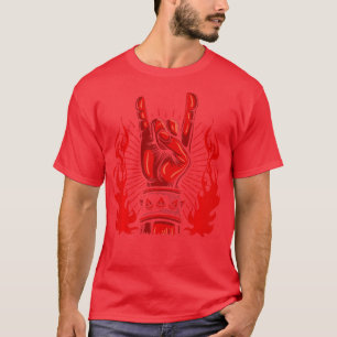 Heavy Metal Gitarre Death Metal Rock'n'Roll Music T-Shirt