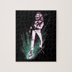 Heavy Metal Gitarre Player Puzzle