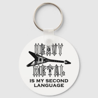 Heavy Metal ist meine zweite Sprache Schlüsselanhänger