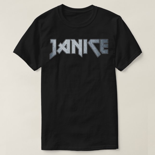 Heavy Metal Janice T-Shirt (Design vorne)