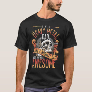 Heavy Metal Kühler Dad Punk Rock Musik T-Shirt