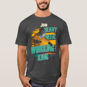 Heavy Metal-Metallbearbeitung mit kundenspezifisch T-Shirt