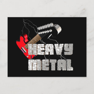 Heavy metal postkarte