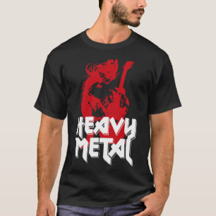 Heavy Metal Rock Gitarre Player T-Shirt