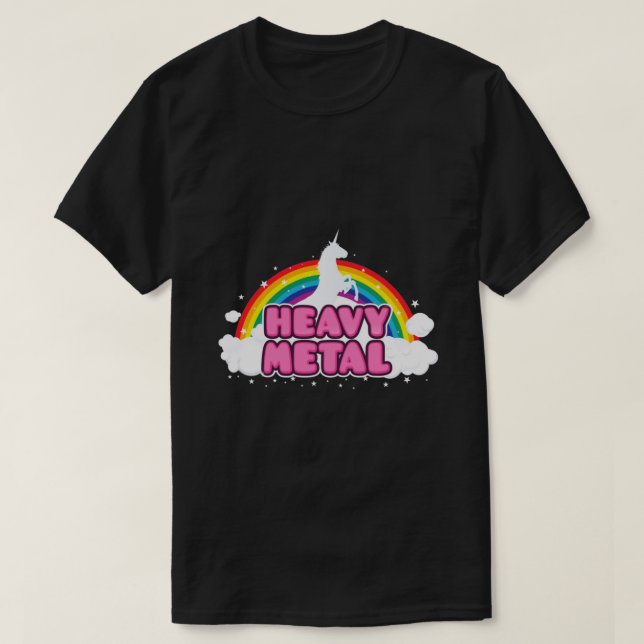 Heavy Metal Unicorn Classic T - Shirt.png T-Shirt (Design vorne)