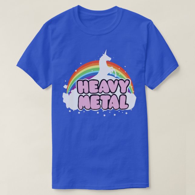 Heavy Metal Unicorn Music Ella Lopez Gift T-Shirt (Design vorne)
