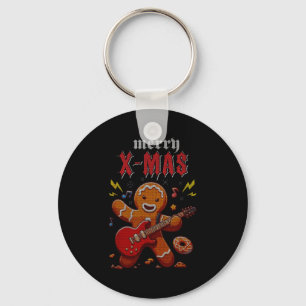 Heavy Metal Weihnachts-Schlittenfahrer Huldigung S Schlüsselanhänger