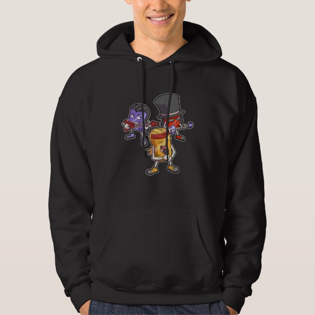 Heavy Metals Elements Science Geek Periodic Table Hoodie (Vorderseite)