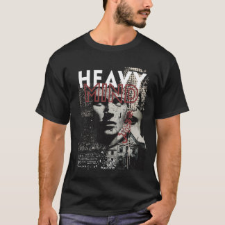 Heavy Mind Ästhetik Streetwear | Grunge Grafik  T-Shirt