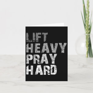 Heavy Pen Harte Motivierend Workout Faith Me Karte