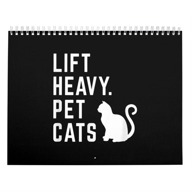 Heavy Pet Cats - Funny Gym Workout Kalender (Titelbild)