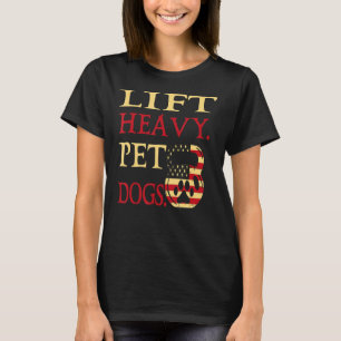 Heavy Pet Hunde American Bodybuilding Kettlebe T-Shirt