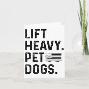 Heavy Pet Hunde Gewichtszunahme Bodybuilding Karte