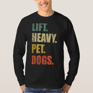 Heavy Pet Hunde Gym Fitness Hefting T-Shirt