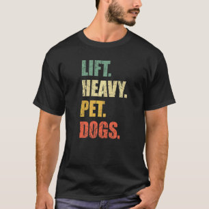 Heavy Pet Hunde Gym Fitness Hefting T-Shirt