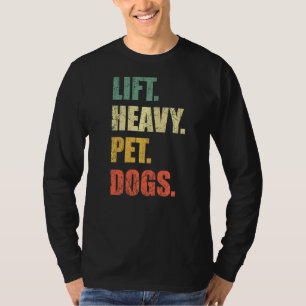 Heavy Pet Hunde Gym Fitness Hefting T-Shirt