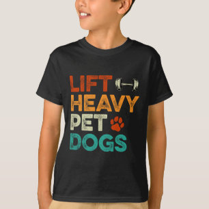 Heavy Pet Hunde Gym Workout Pet Lover Canine m T-Shirt