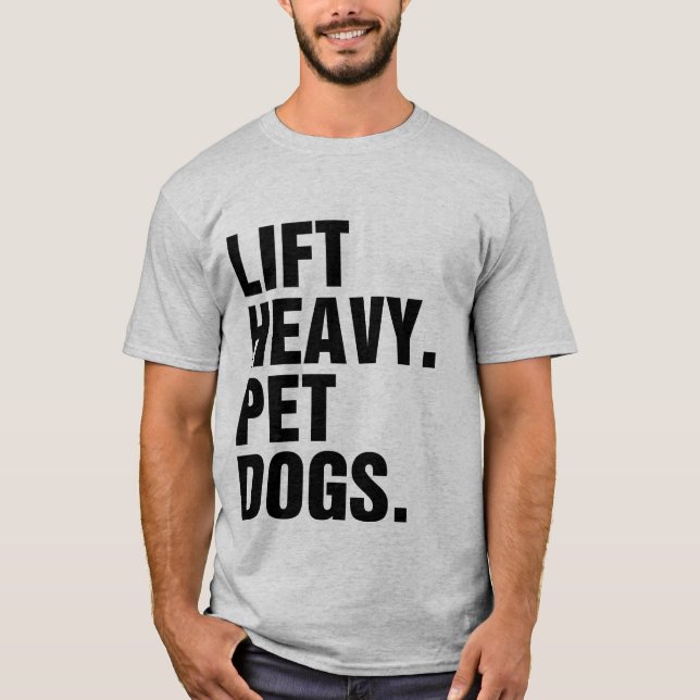 Heavy Pet Hunde T-Shirt (Vorderseite)