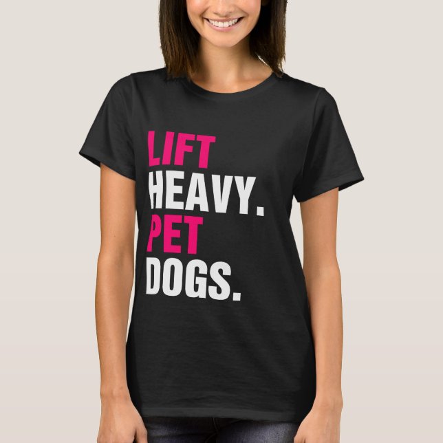 Heavy Pet Hunde T-Shirt (Vorderseite)