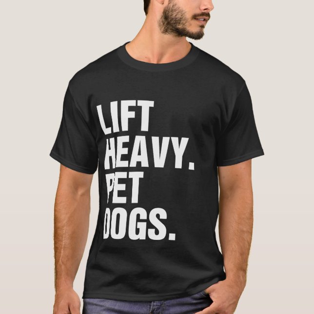 Heavy Pet Hunde T-Shirt (Vorderseite)