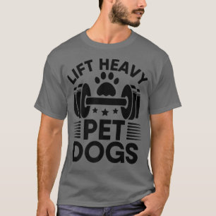 Heavy Pet Hunde trainieren Fitnessstudio Fitness W T-Shirt
