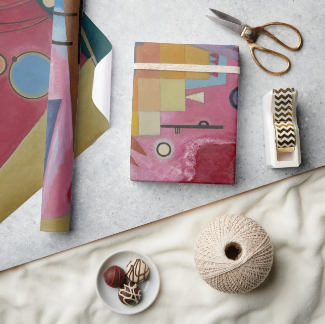 Heavy Red by Wassily Kandinsky Geschenkpapier (Kunsthandwerk)