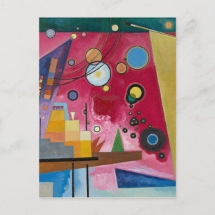 Heavy Red Kandinsky Postkarte