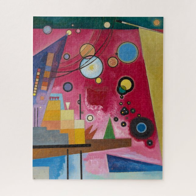Heavy Red | Kandinsky | Puzzle (Vertikal)