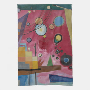 Heavy Red von Wassily Kandinsky Geschirrtuch