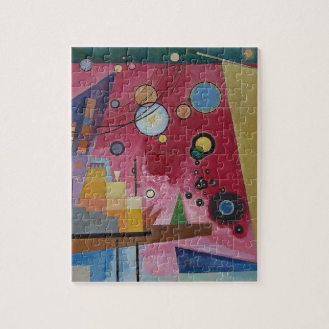 Heavy Red von Wassily Kandinsky Puzzle (Vertikal)