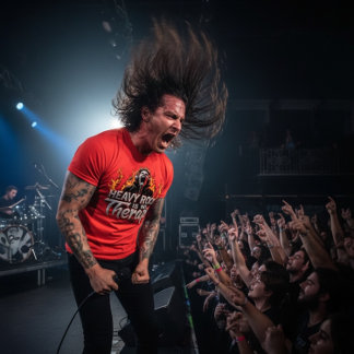 Heavy Rock ist meine Therapie T-Shirt