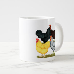 Heavy Rooster Chicken Quartett Jumbo-Tasse