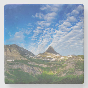 Heavy Runner und Reynolds Mountain am Morgen Steinuntersetzer
