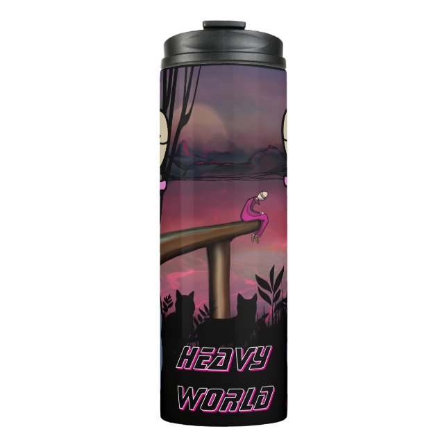 Heavy World Riesenkaffee-Tasse Thermosbecher (Vorderseite)